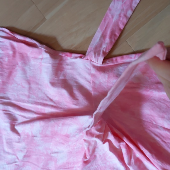 Tie Dye Adjustable Mini Dress, Cinched Waist, S, Cap Sleeves, Stretchy, Bodycon - Picture 6 of 12